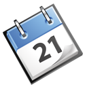 Disegno di un calendario a fogli giornalieri con anelli