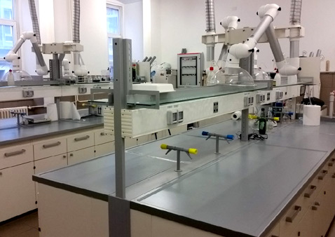 Laboratorio di Chimica della sede di Via Diaz